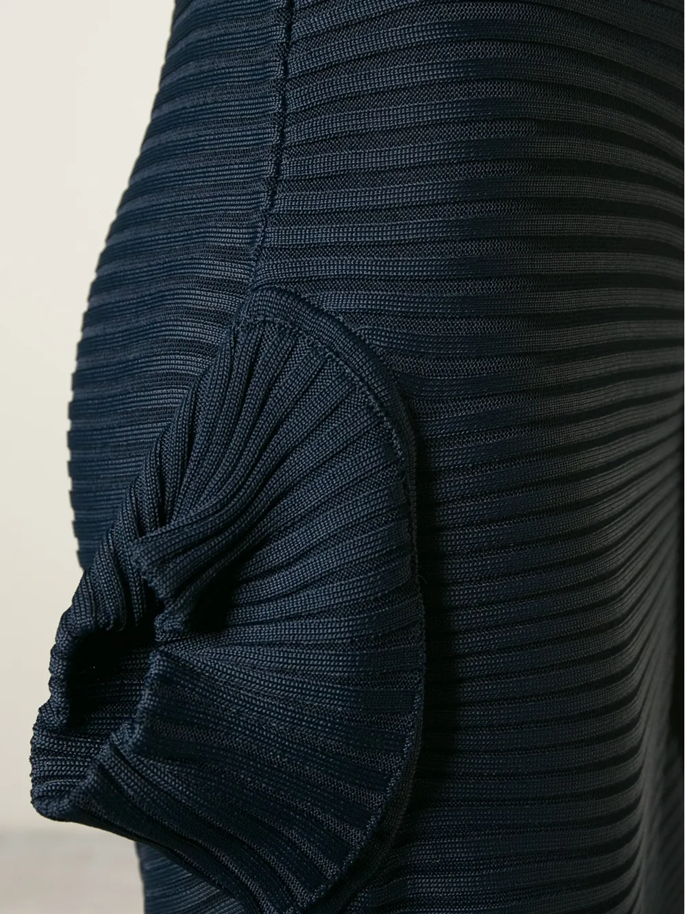 JW Anderson asymmetric ribbed dress Blauw