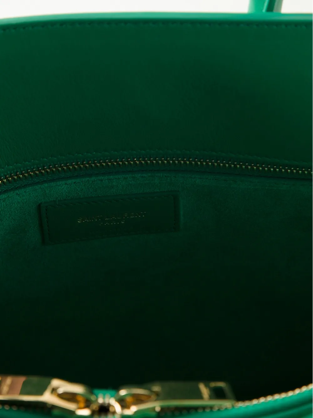 Saint Laurent small 'Sac de Jour' tote Groen