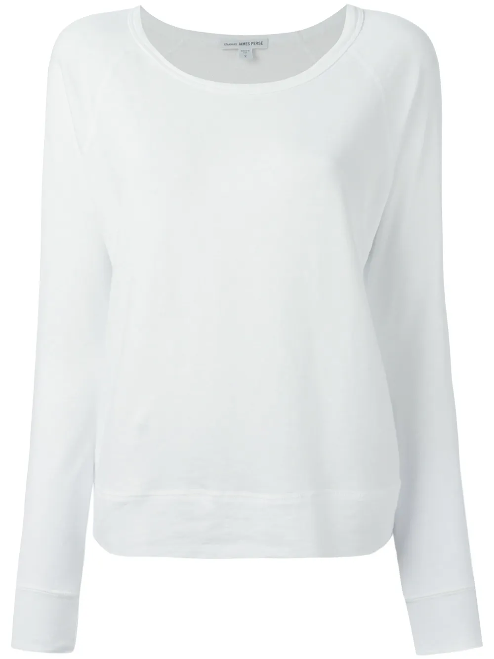 James Perse raglan sleeve sweatshirt Wit