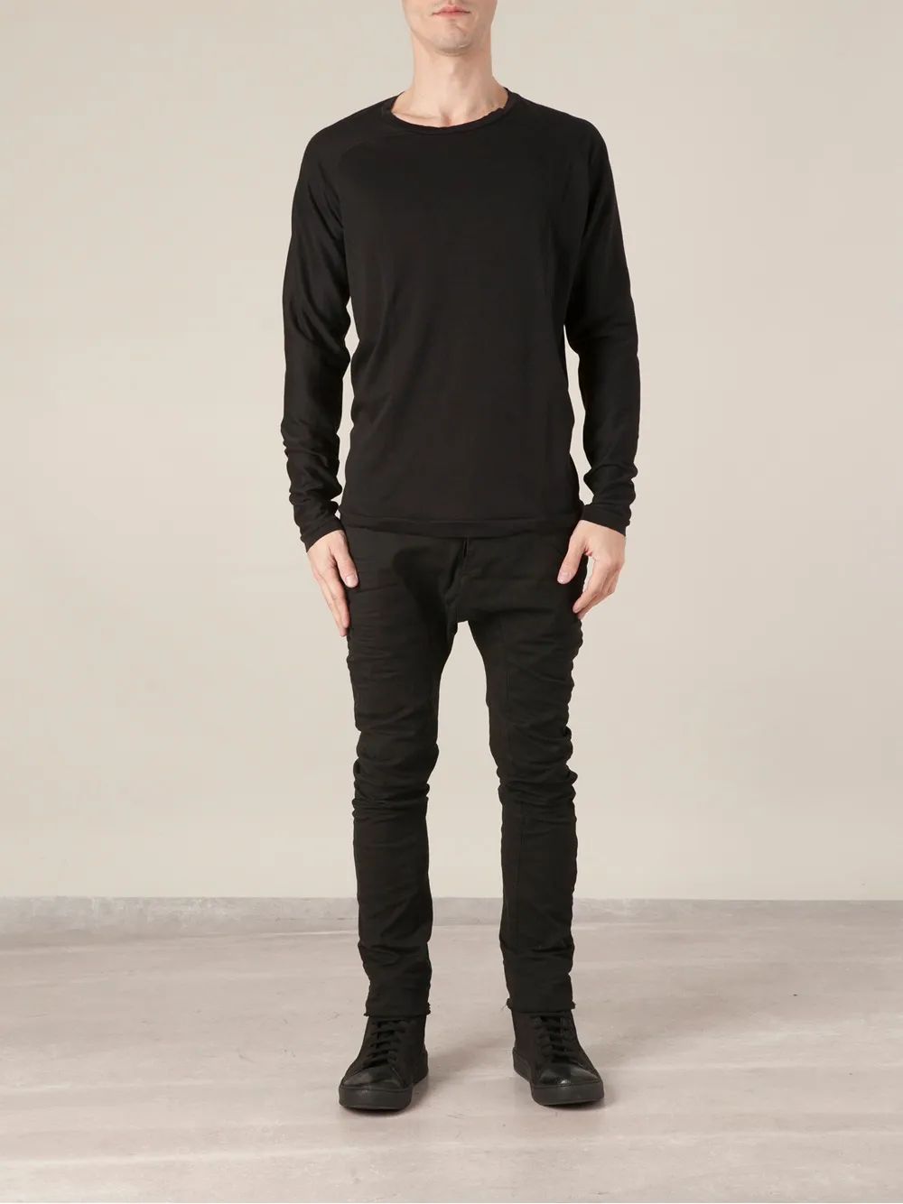 Leclaireur round neck T-shirt - Zwart