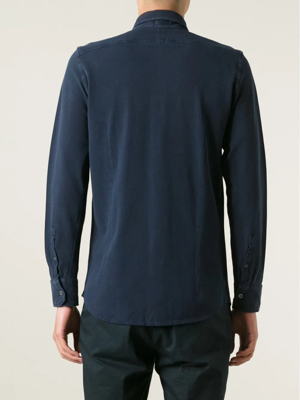 Drumohr licht washed shirt Blauw