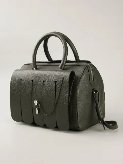 Carven scalloped flap tote  farfetch Carven scalloped flap tote  farfetch