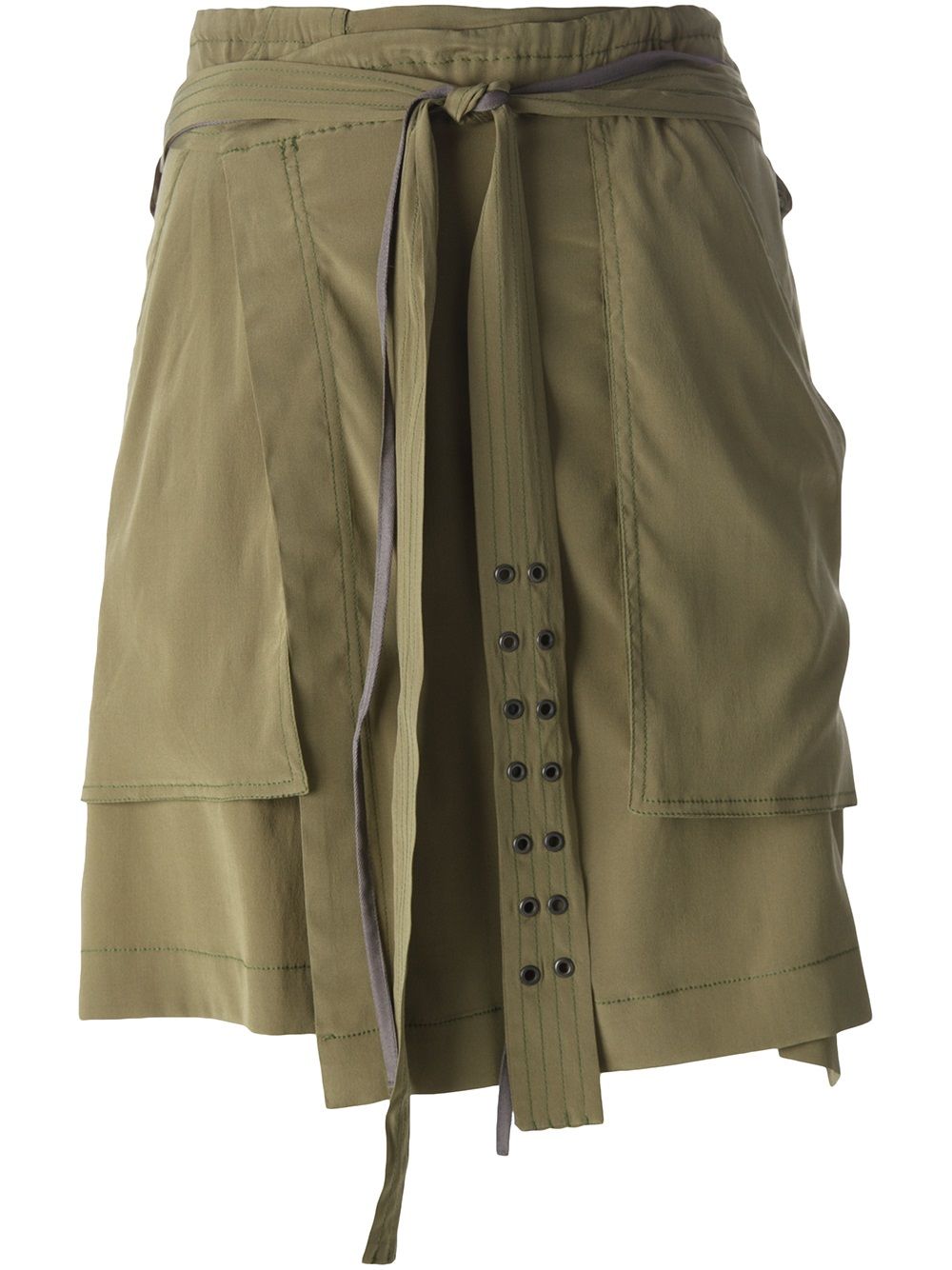 A.F.Vandevorst Belted Army Skirt - Farfetch