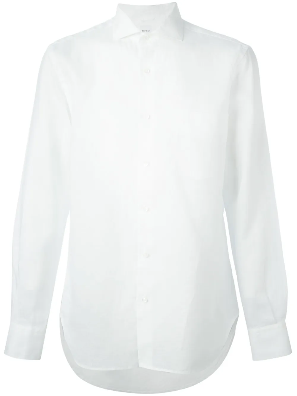 ASPESI spread collar shirt | White | Image 1
