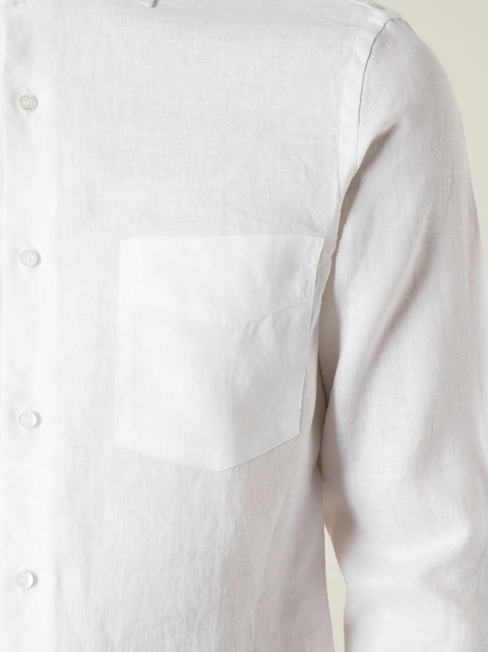 ASPESI spread collar shirt Wit