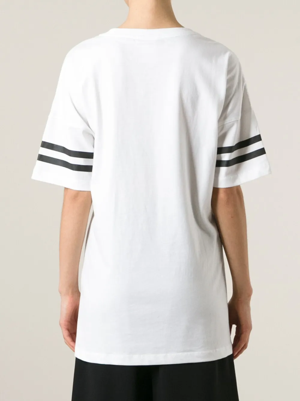 Nike varsity print T-shirt Wit