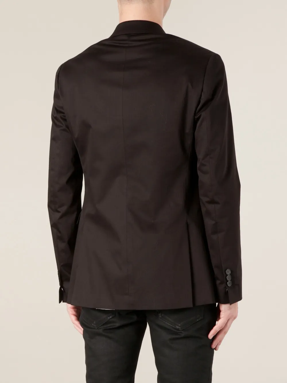 Neil Barrett Classic Two Button Blazer In Black