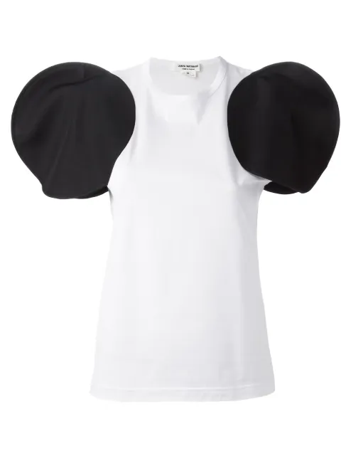 Junya Watanabe oversized round sleeves top