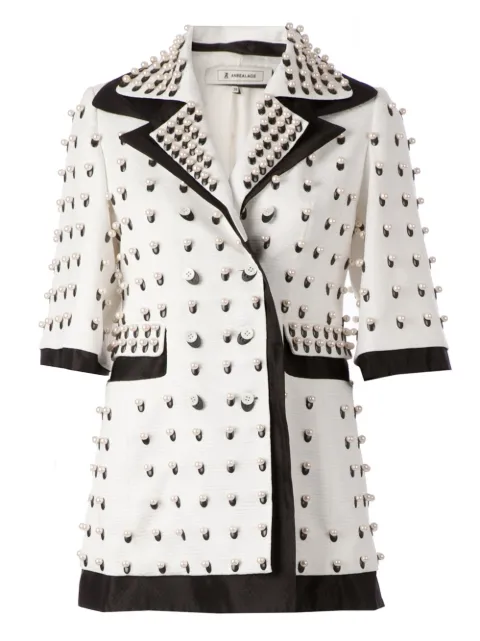 Anrealage pearls embellished coat