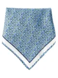 FeFè glasses print pocket square - Blue