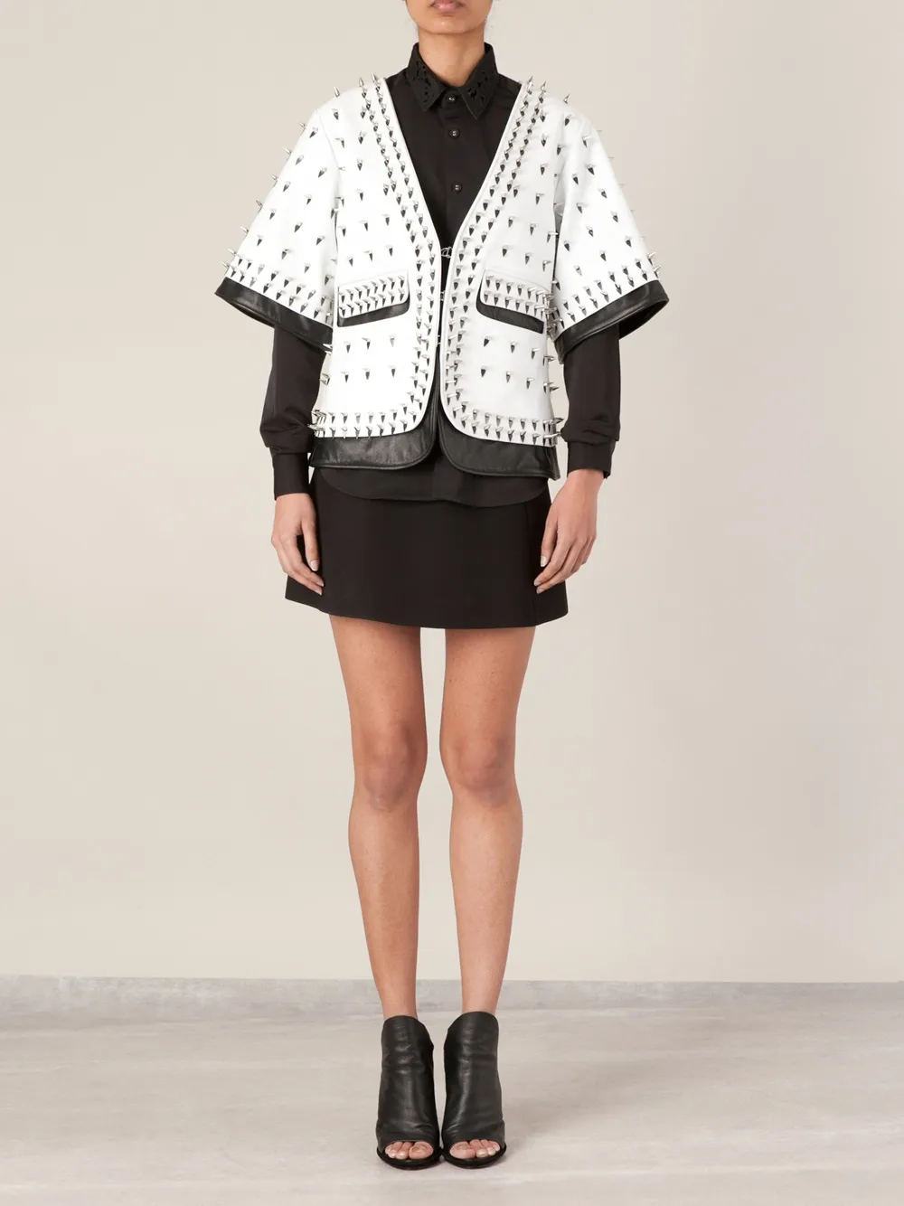 Anrealage Pearl Embellished Jacket In White