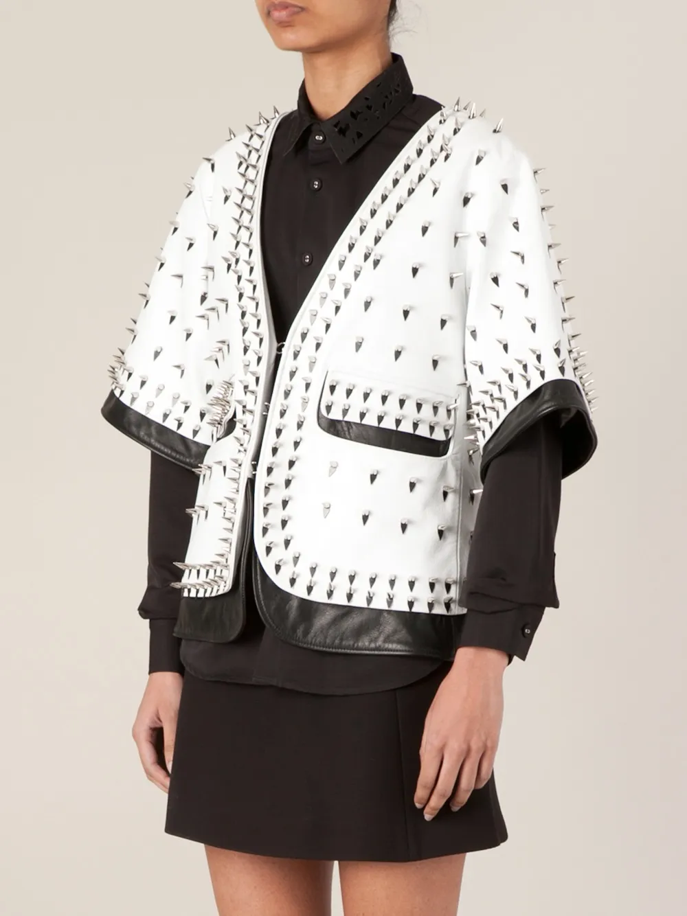 Anrealage Pearl Embellished Jacket In White