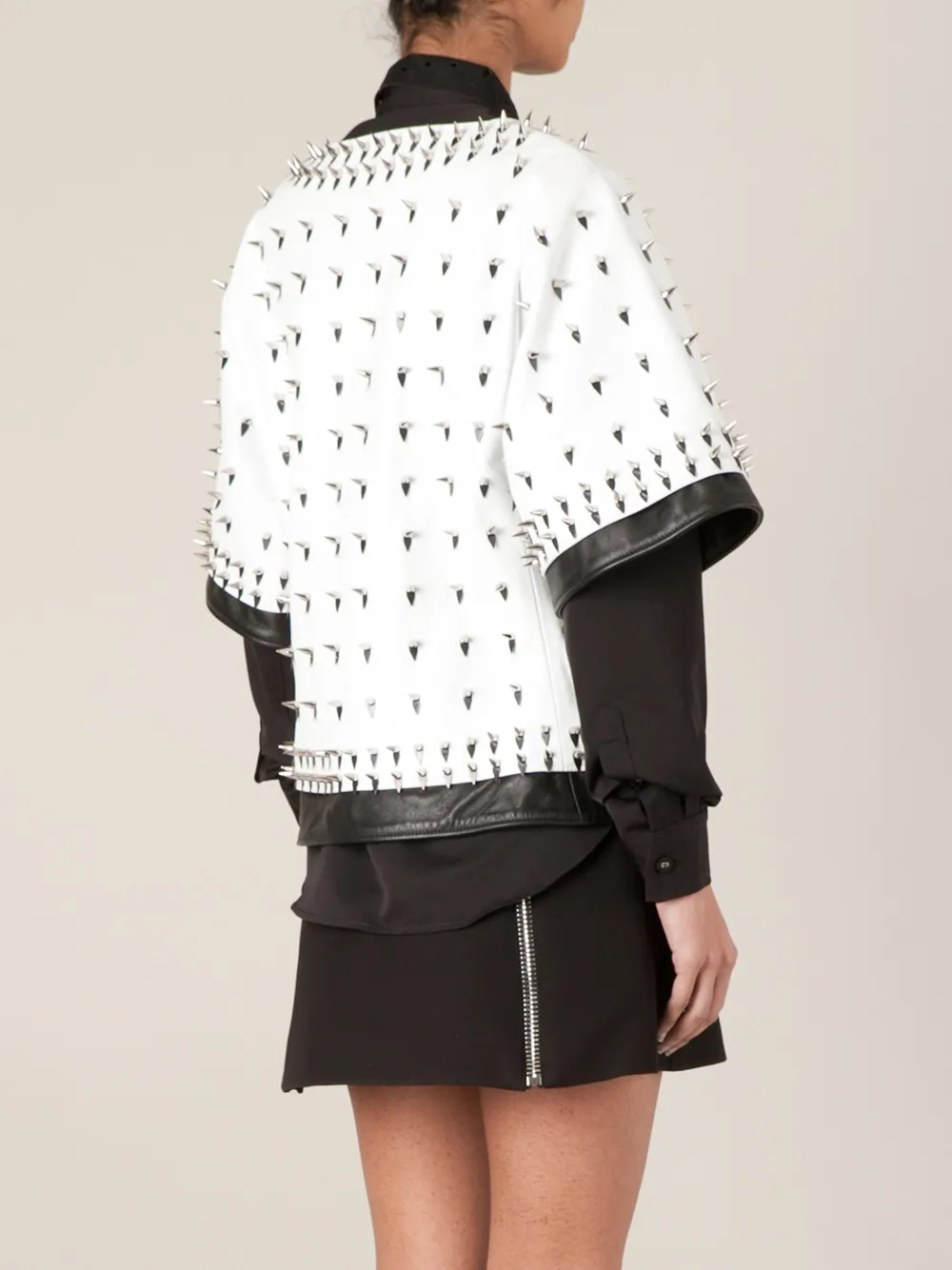 Anrealage Pearl Embellished Jacket In White