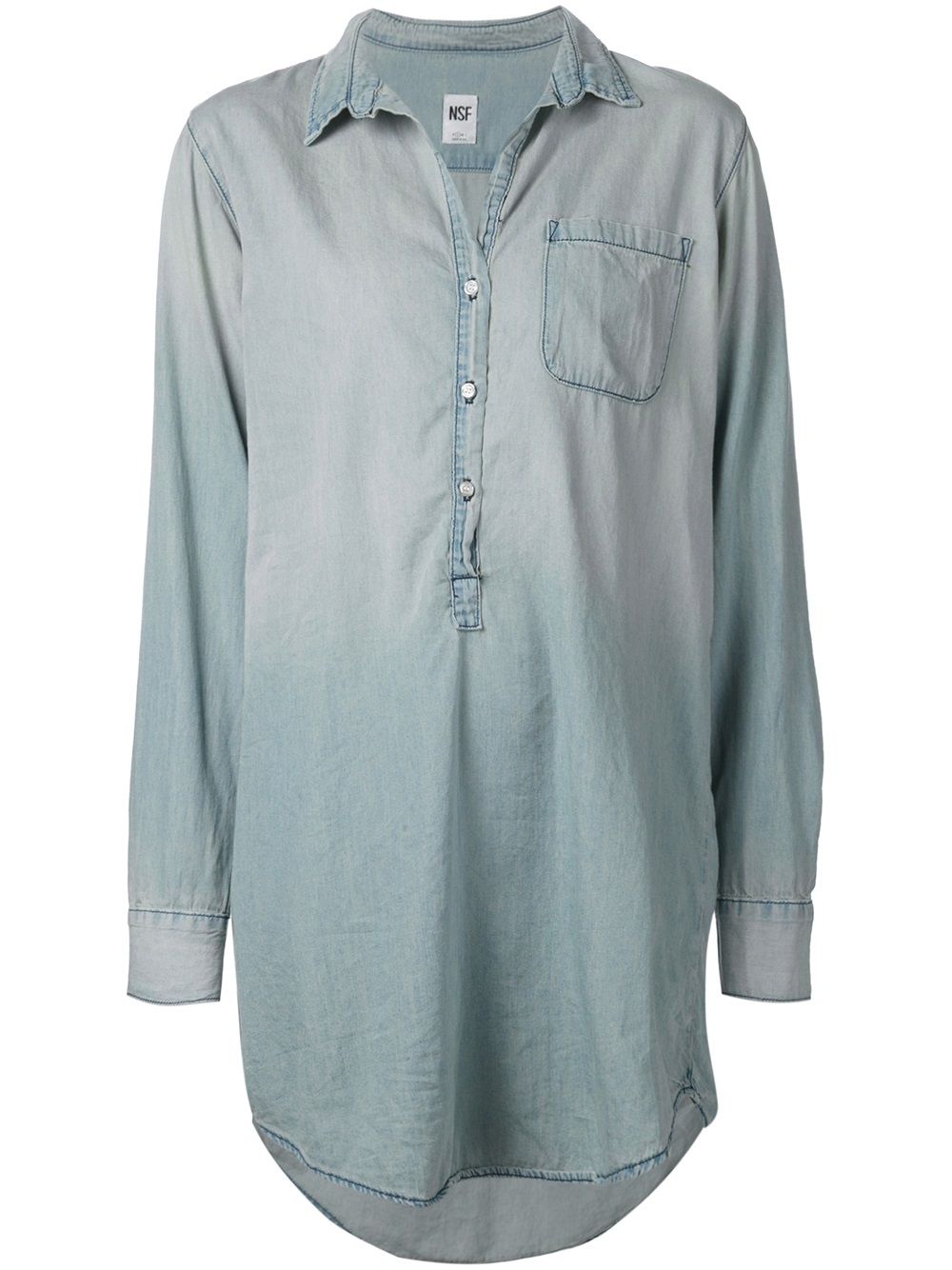 NSF Denim Shirt Dress - Farfetch