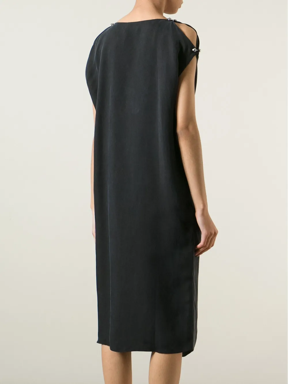 Lanvin v-neck dress Zwart