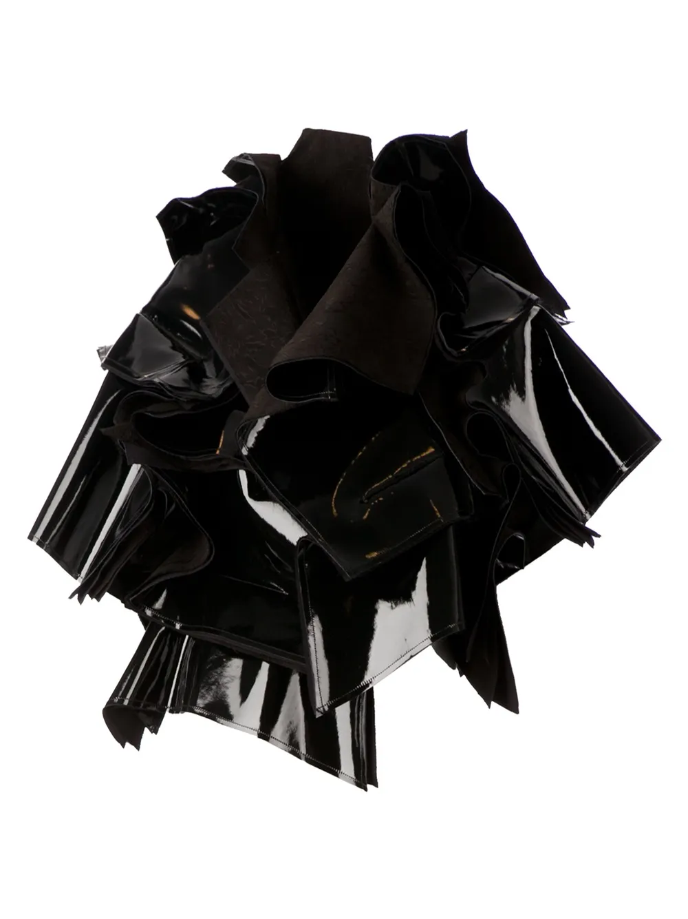 Comme Des Garçons asymmetric oversized jacket Zwart