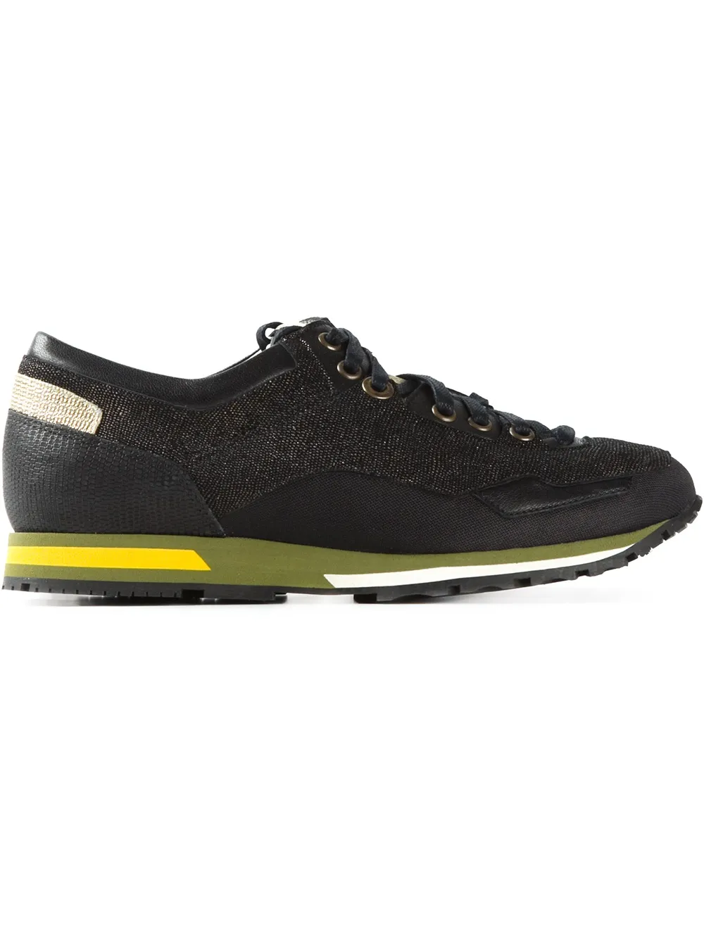 Lanvin glitter sneakers Zwart