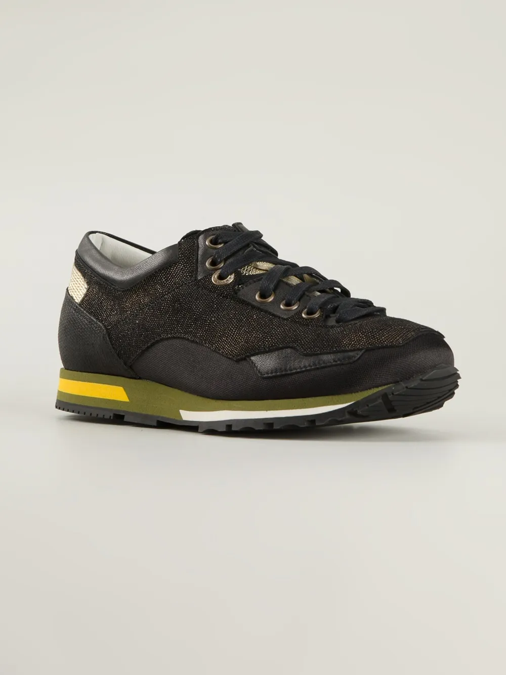 Lanvin glitter sneakers Zwart