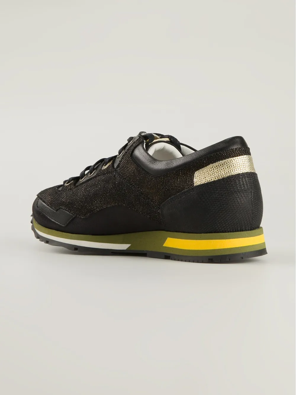 Lanvin glitter sneakers Zwart