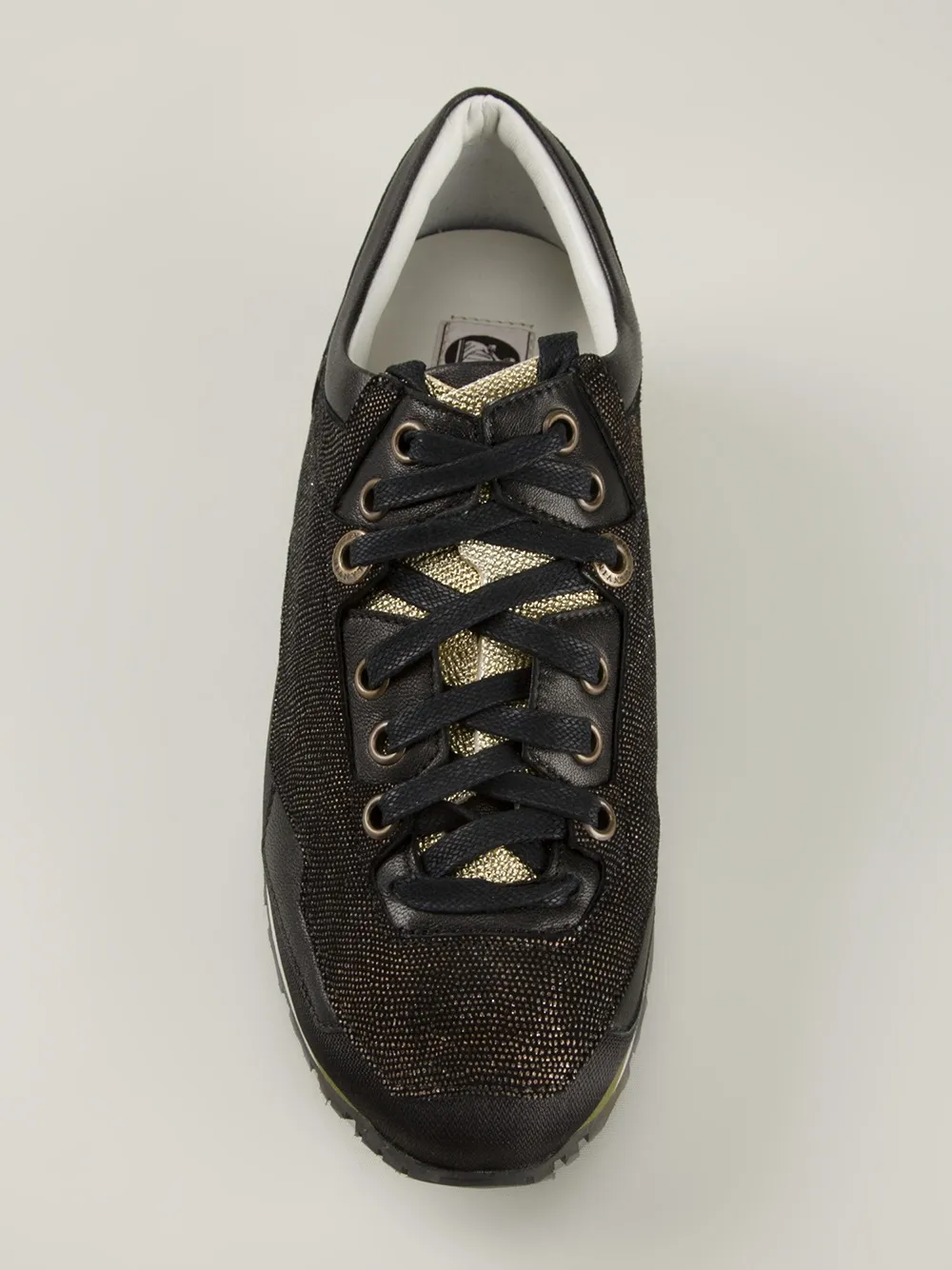 Lanvin glitter sneakers Zwart