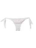 Amir Slama ruffled trim bikini bottom - White