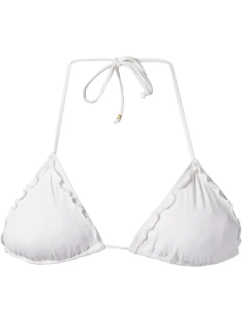 Amir Slama ruffled trim triangle bikini top