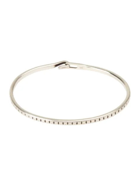 WERKSTATT:MÜNCHEN patterned hook bangle