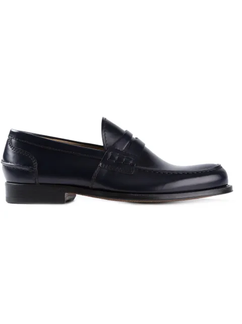 Green George classic penny loafers