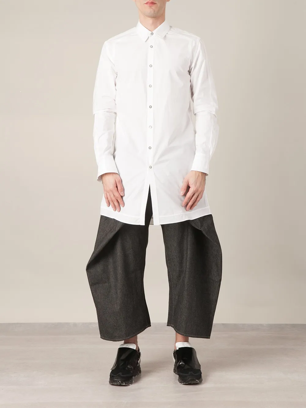 Anrealage Long Shirt In White
