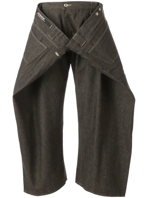 Anrealage front fold jeans 
