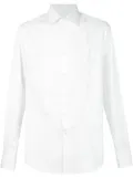 Brunello Cucinelli pleated bib shirt - White