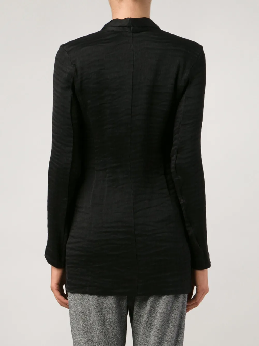 Transit shawl collar fitted jacket Zwart