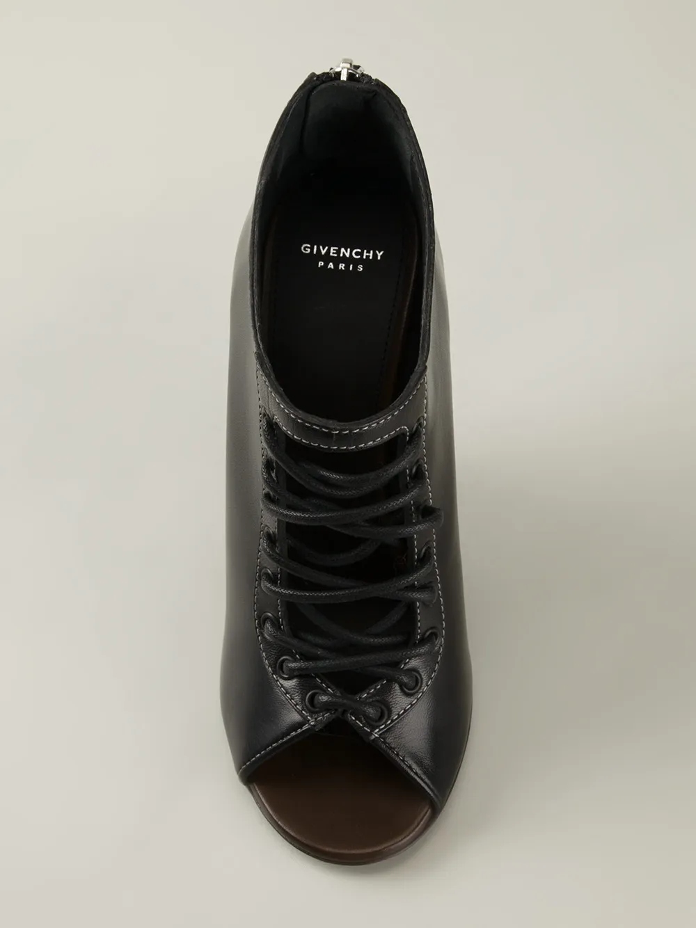 Givenchy lace-up booties Zwart