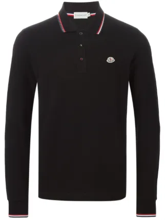 moncler black polo moncler black polo