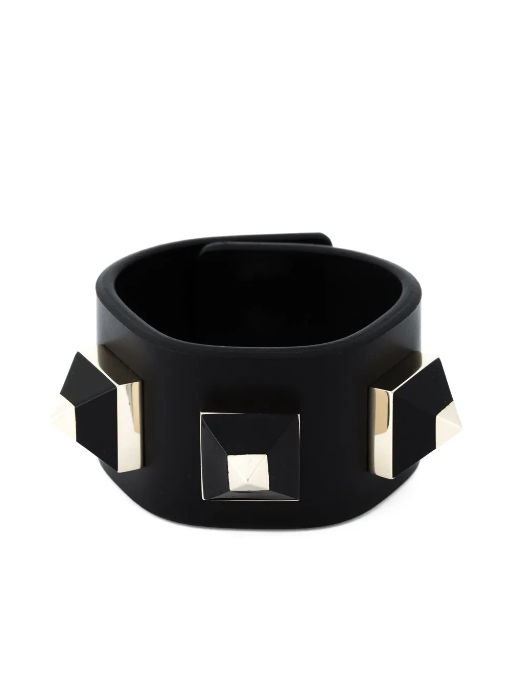 Givenchy スタッズ レザーブレスレット - ブラック Givenchy スタッズ レザーブレスレット - ブラック