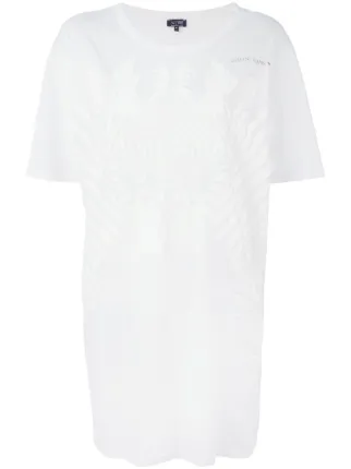 Zèbre Farfetch Oversize Armani Imprimé Shirt T Jeans À wxw8TRp4
