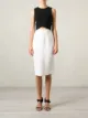 الصورة 2 من Jean Louis Scherrer Pre-Owned تنورة مطرزة ضيقة