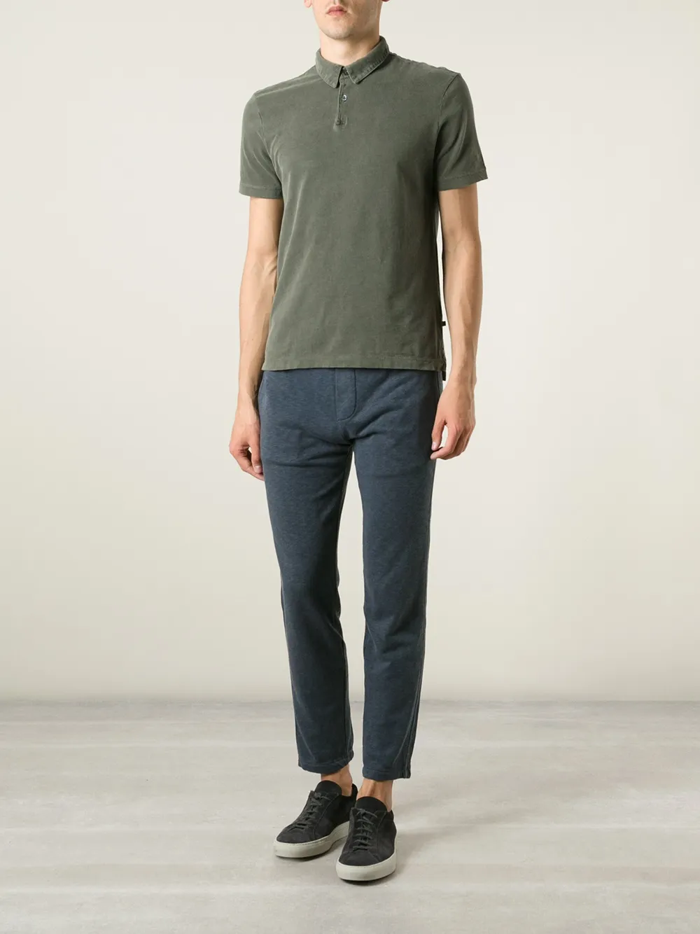 James Perse classic polo shirt - Groen