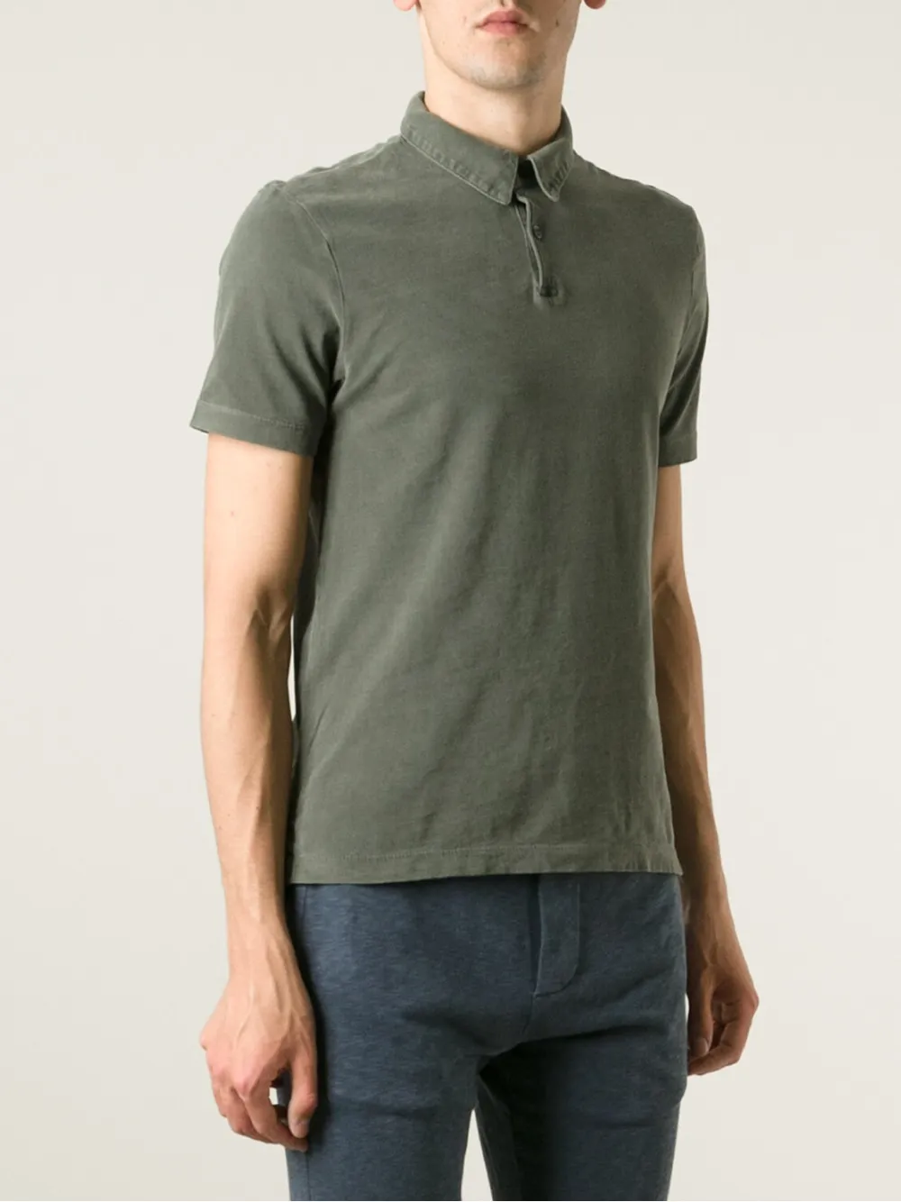  James Perse Klassisches Poloshirt   Grün 