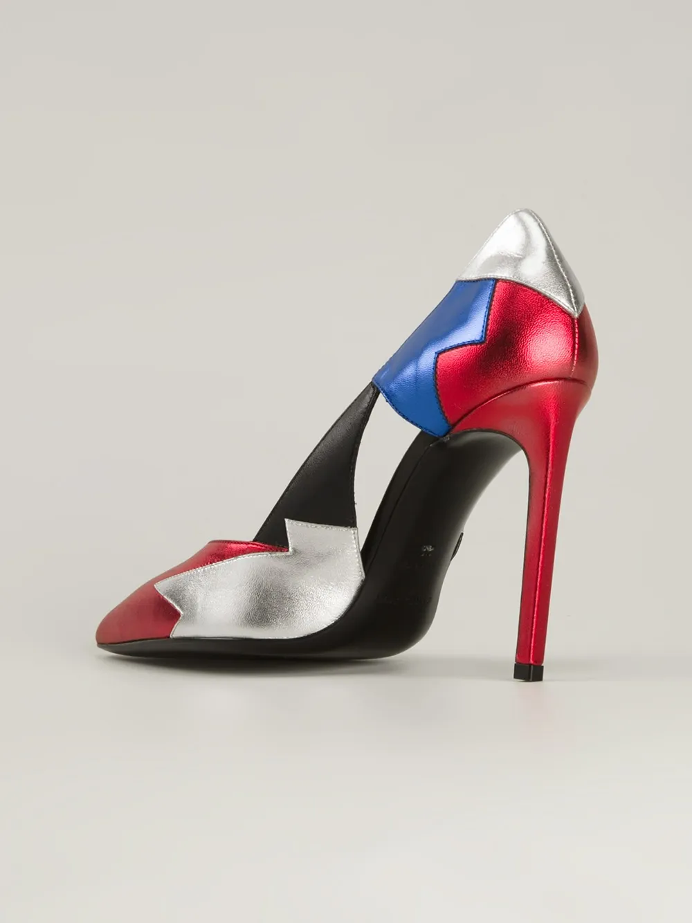 saint laurent logo pumps