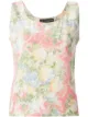 Image 1 of Jean Louis Scherrer Pre-Owned floral print tank top