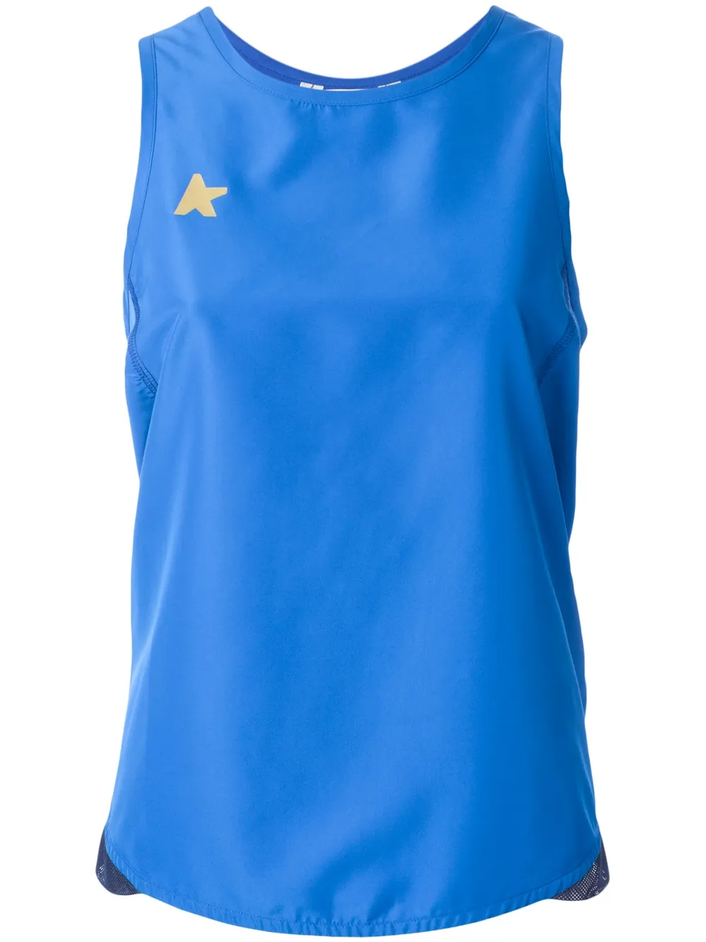 Golden Goose racer back tank top | Blue | Image 1