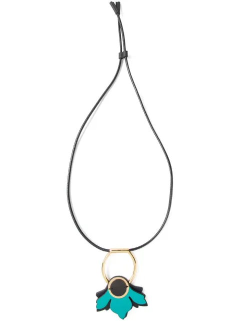 Marni flower pendant necklace