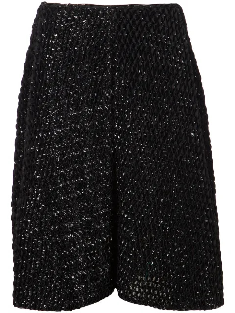Noir Kei Ninomiya textured skirt