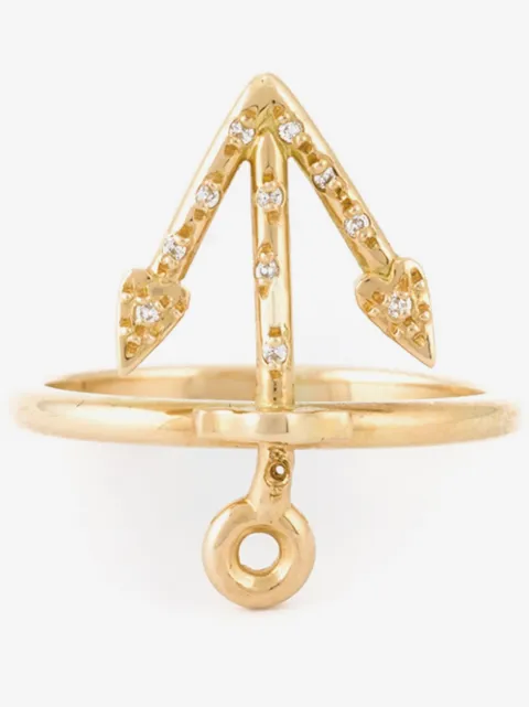 Natasha Zinko Fingerspitzenring mit Diamanten