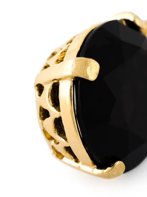 WOUTERS & HENDRIX SMOKED QUARTZ DROP EARINGS