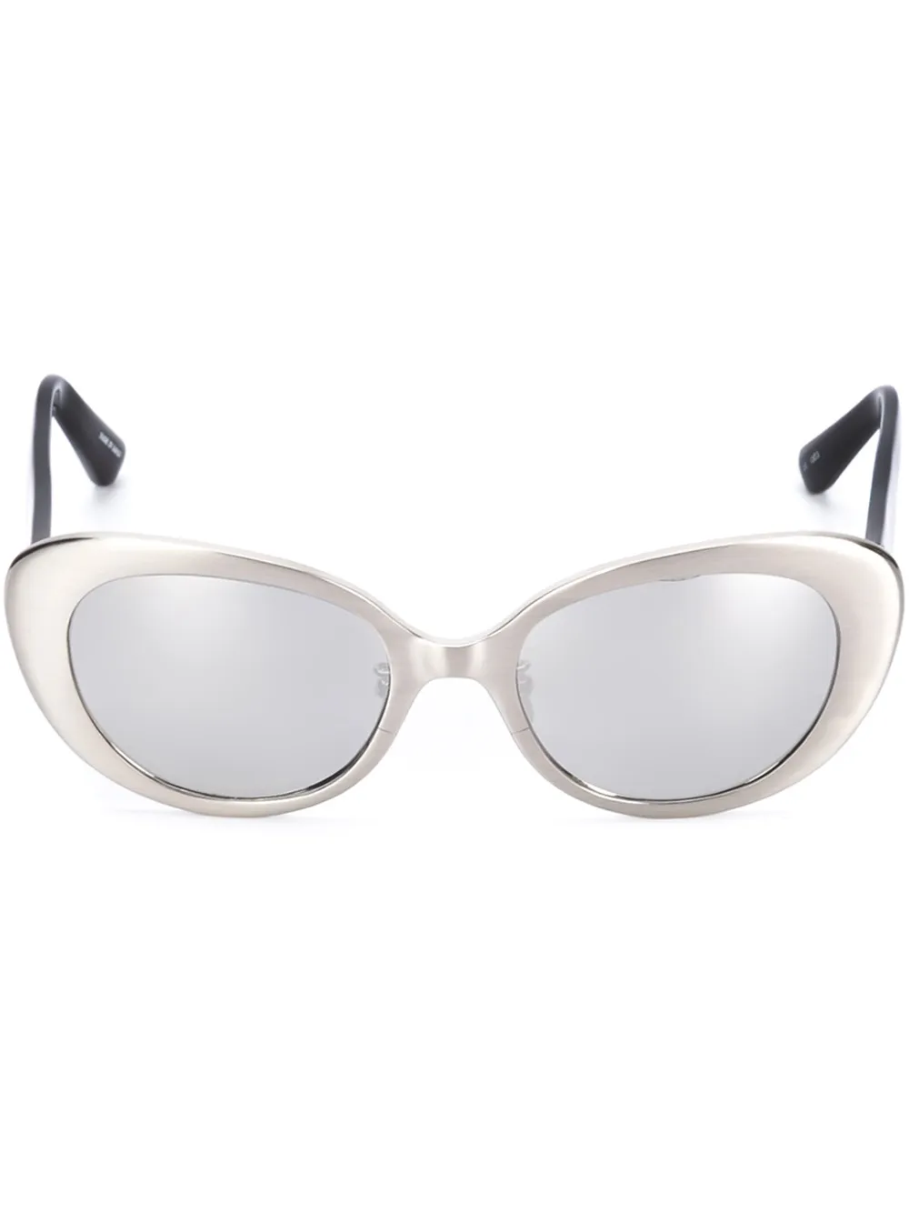 Linda Farrow cat eye sunglasses - Effetto metallizzato