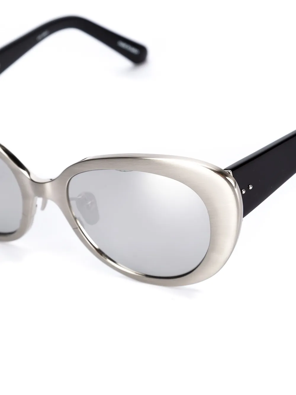 Linda Farrow cat eye sunglasses Metallic