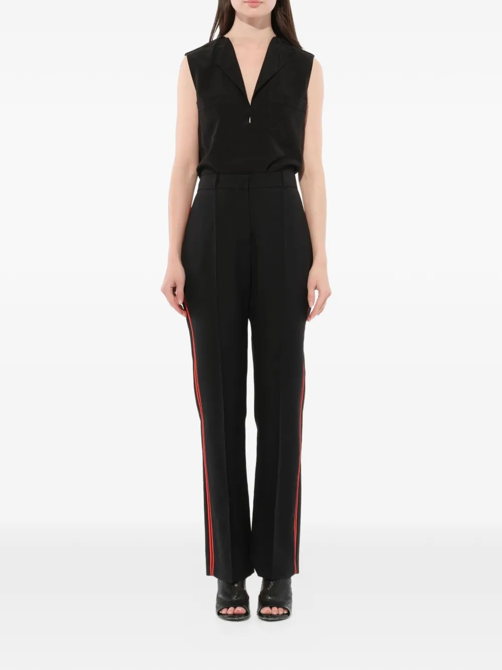  Givenchy Hose Mit Besatzstreifen An Den Seiten   Schwarz 