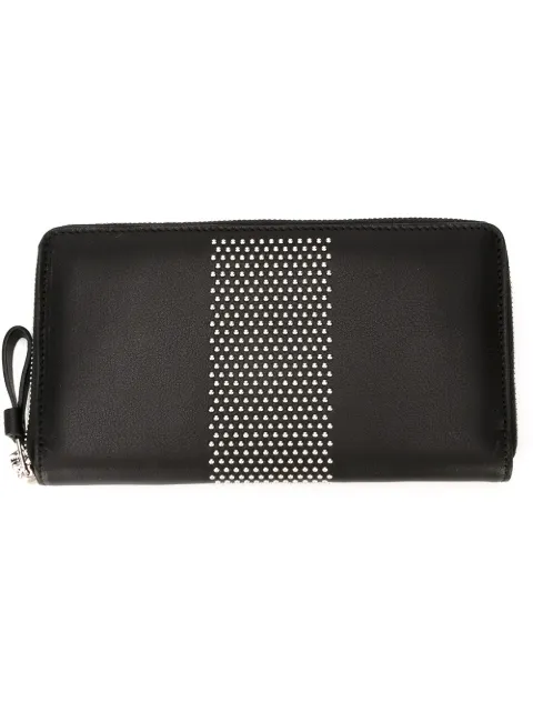 Alexander McQueen studded zip around wallet